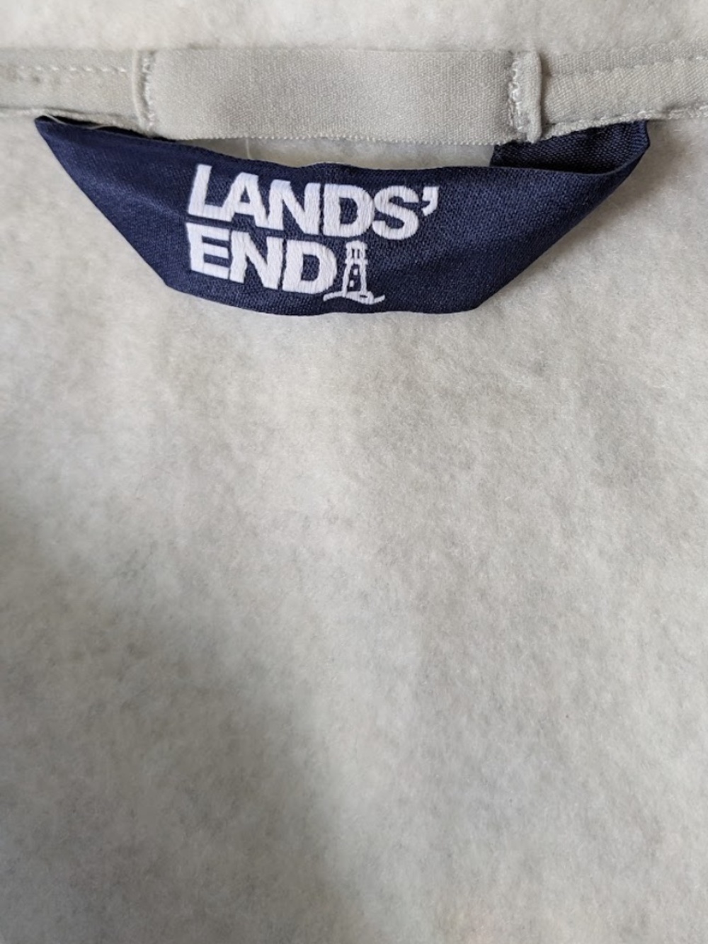 Land's End Women's Plus Size Luxe Fleece Coat, 1x - Picture 5 of 8